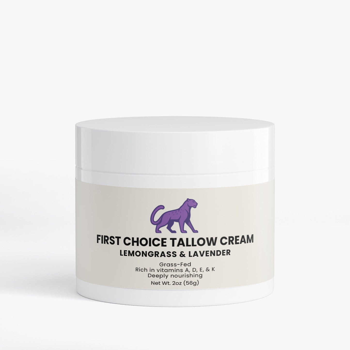 First Choice Beef Tallow Cream Lemongrass & Lavender